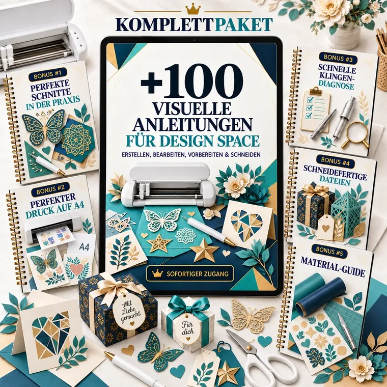 Komplettpaket: +100 visuelle Anleitungen für Design Space und 5 Boni